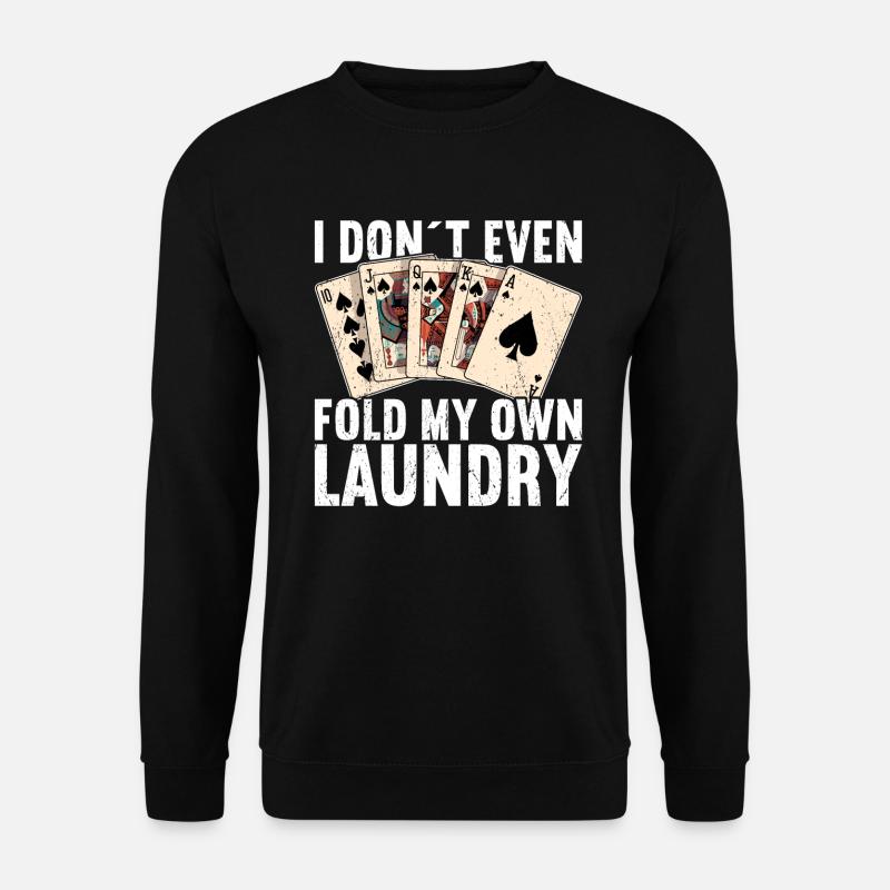 Poker - Unisex Sweatshirt - black