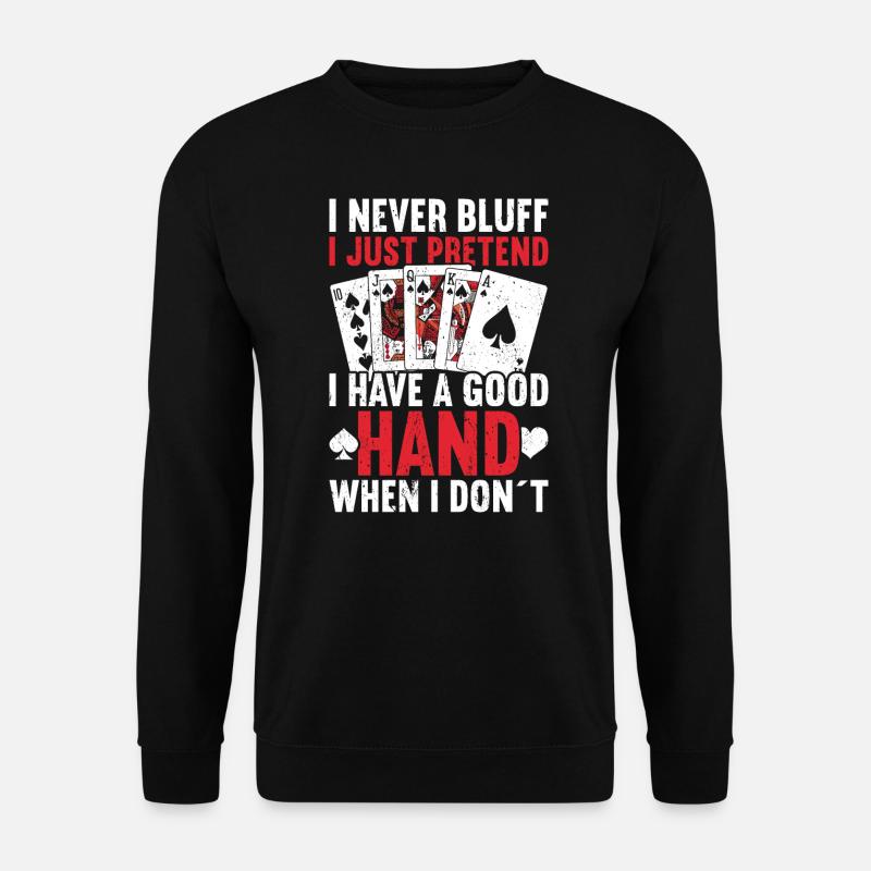 Poker - Sweat-shirt Unisexe - noir