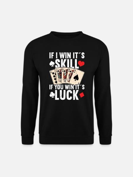 Poker - Unisex Pullover - Schwarz