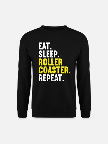 Roller Coaster Rollercoaster - Unisex Sweatshirt - black