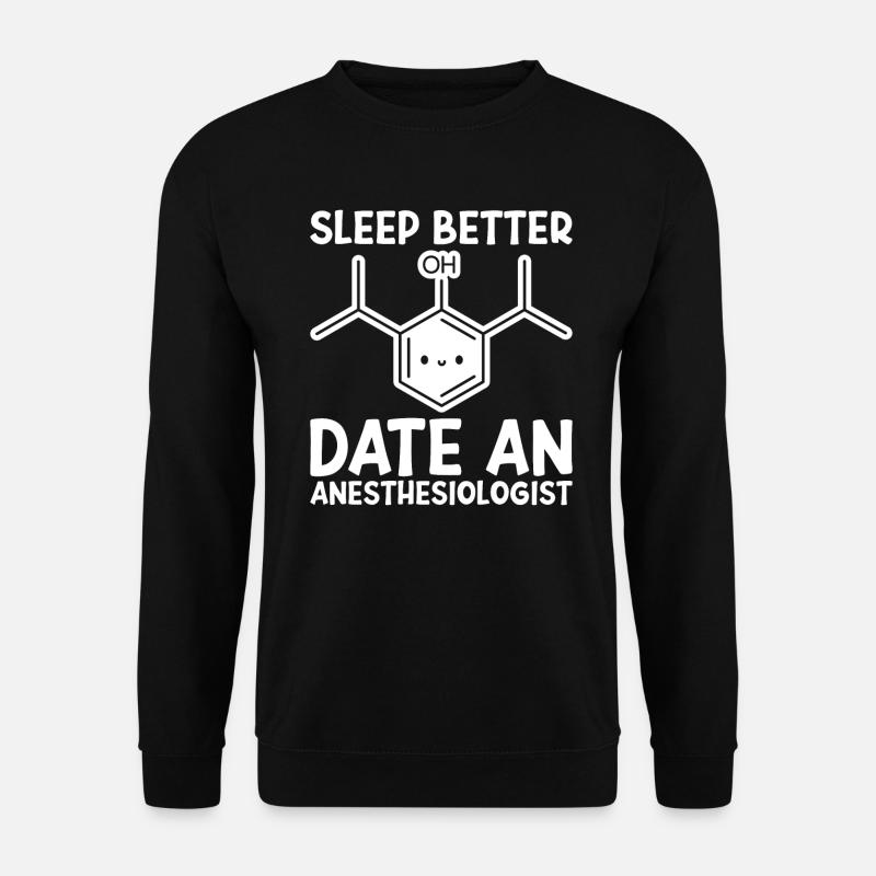 Anästhesiologie Anästhesist Anästhesist - Unisex Pullover - Schwarz