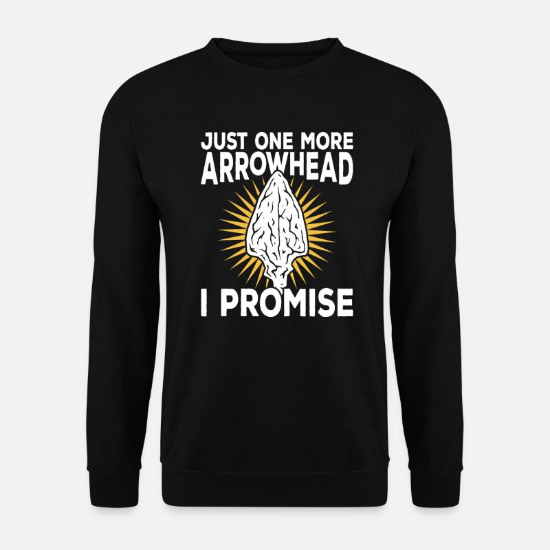Arrowhead Hunting Arrowheads Flintknapping - Unisex Sweatshirt - black