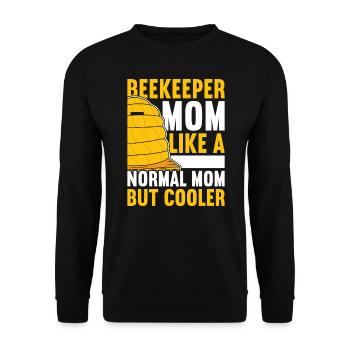 Imker Honigbienen-Imker Imker - Unisex Pullover - Schwarz - Vorne - Alina (178cm) & Michal (187cm)