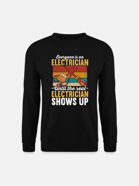 Elektriker Elektriker - Unisex Pullover - Schwarz