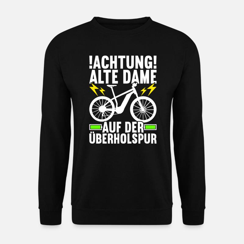 E-Bike E Bike Elektrofahrrad Elektrorad - Unisex Pullover - Schwarz