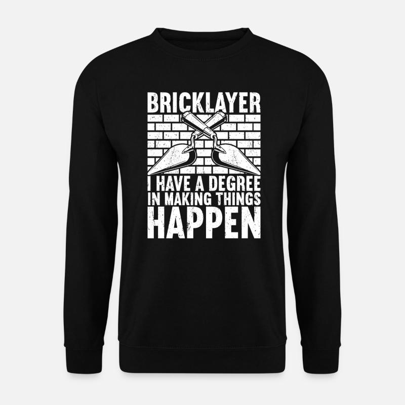 Briqueteur Maçon - Sweat-shirt Unisexe - noir