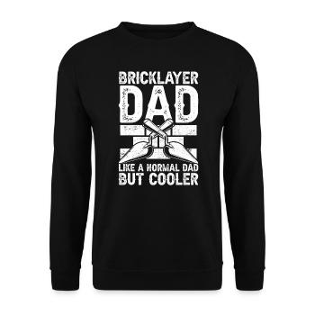 Briqueteur Maçon - Sweat-shirt Unisexe - noir - Devant - Alina (178cm) & Michal (187cm)