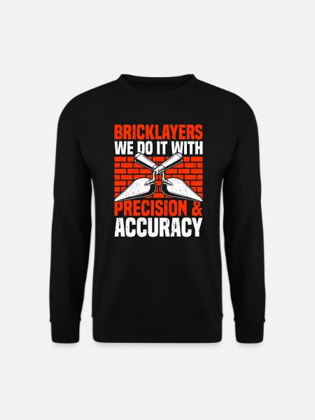 Bricklayer Brick Layer Brickmason Mason - Unisex Sweatshirt - black
