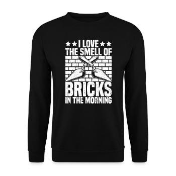Briqueteur Maçon - Sweat-shirt Unisexe - noir - Devant - Alina (178cm) & Michal (187cm)
