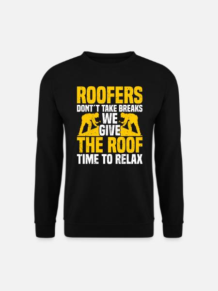 Roofer Roofing Roof Tiler - Unisex Sweatshirt - black