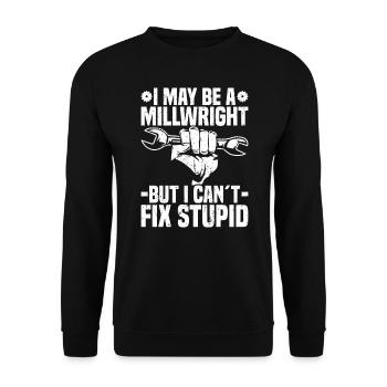 Mühlenbauer Mühlenbauer - Unisex Pullover - Schwarz - Vorne - Alina (178cm) & Michal (187cm)