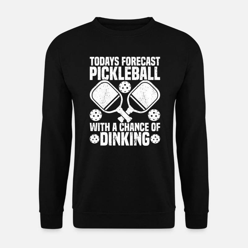 Pickleball - Sweat-shirt Unisexe - noir