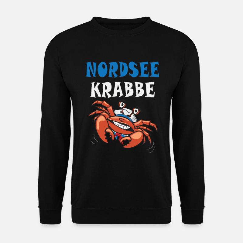 Nordseekrabbe - Unisex Pullover - Schwarz
