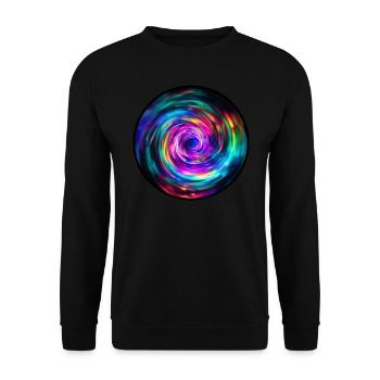 TIME TRAVEL - Unisex Sweatshirt - black - Front - Alina (178cm) & Michal (187cm)