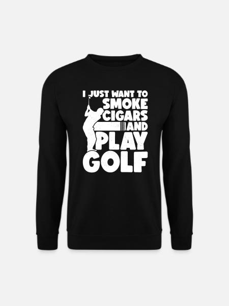 Cigar Smoker Cigars - Unisex Sweatshirt - black