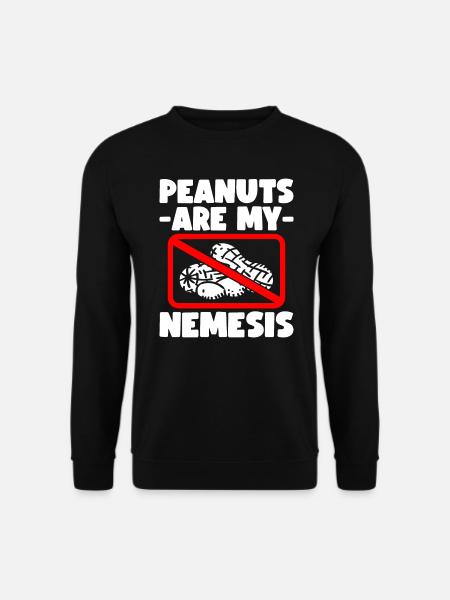 Peanut Allergy Nut Allergy - Unisex Sweatshirt - black