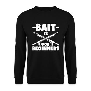 Spearfishing Spearfisher Spear Fisher - Unisex Sweatshirt - black - Front - Alina (178cm) & Michal (187cm)
