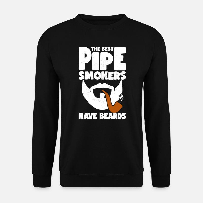Pipe Smoking Pipes - Unisex Sweatshirt - black