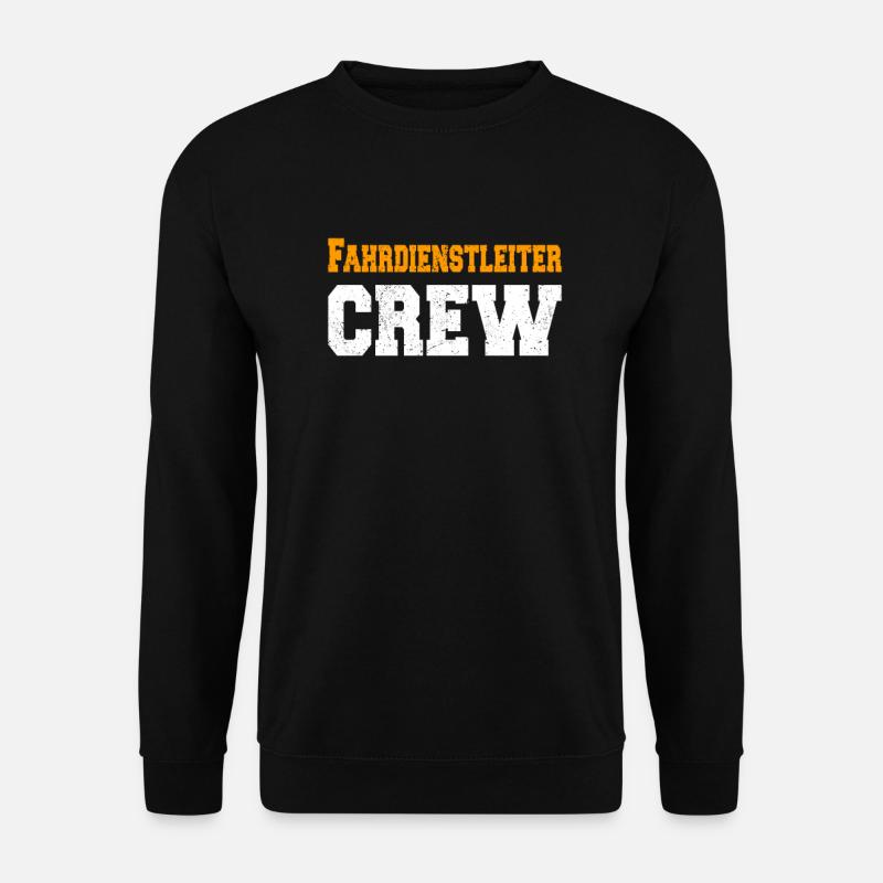 Dispatcher Crew Train Fan - Unisex Sweatshirt - black