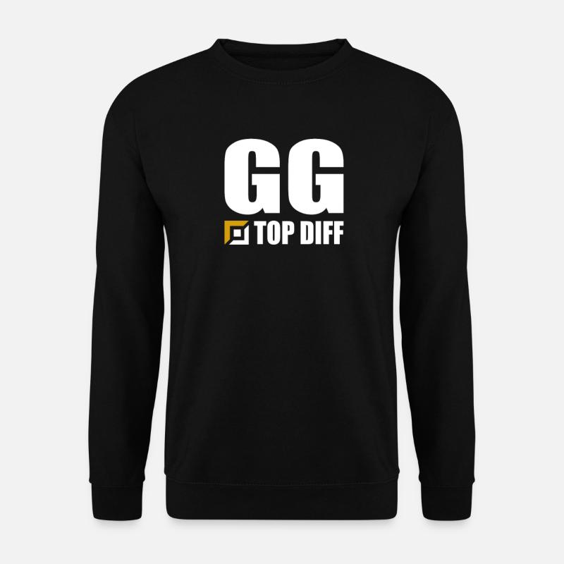 GG Top Diff Gamer Gaming - Unisex Sweatshirt - black