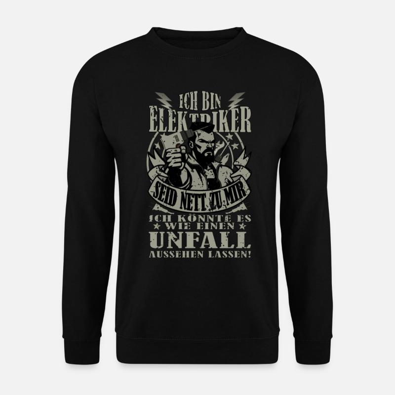 ICH KÖNNTE ES WIE EIN UNFALL AUSSEHEN LASSEN - Unisex Pullover - Schwarz