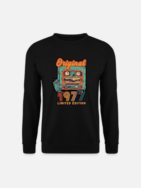 Original 1977 Limited Edition Cassette Vintage - Unisex Sweatshirt - black