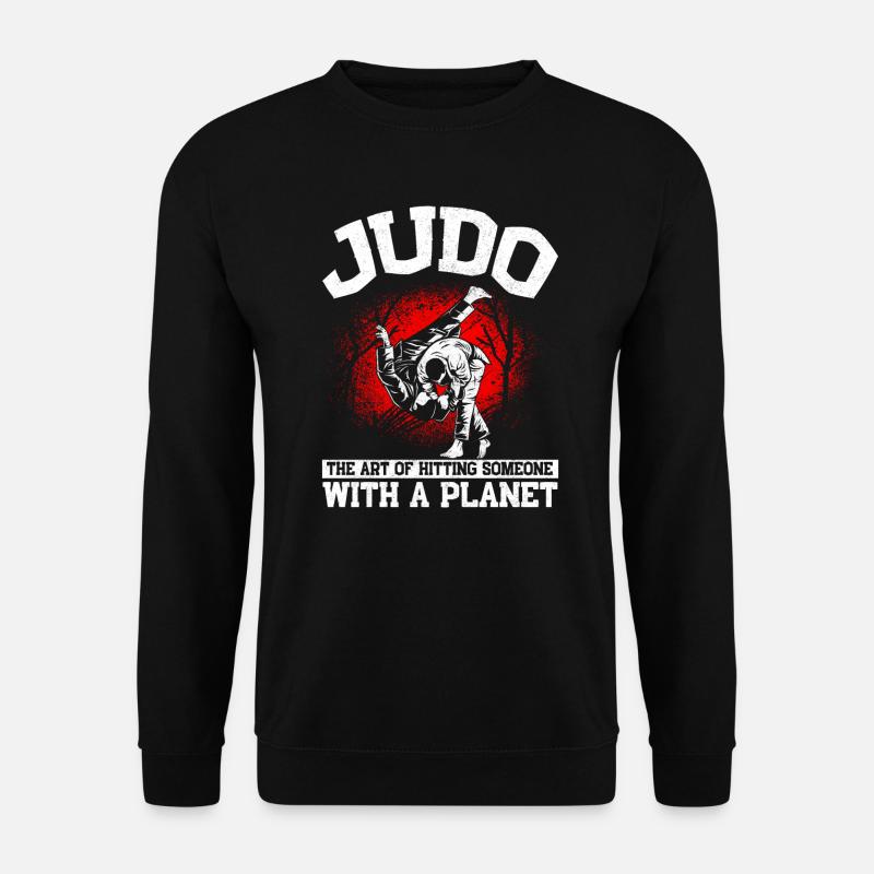 Judo Judoka Judo Geschenk für Judo - Unisex Pullover - Schwarz