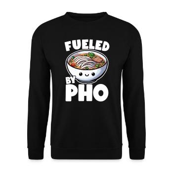 Pho Vietnamese Food Vietnam Pho - Unisex Sweatshirt - black - Front - Alina (178cm) & Michal (187cm)