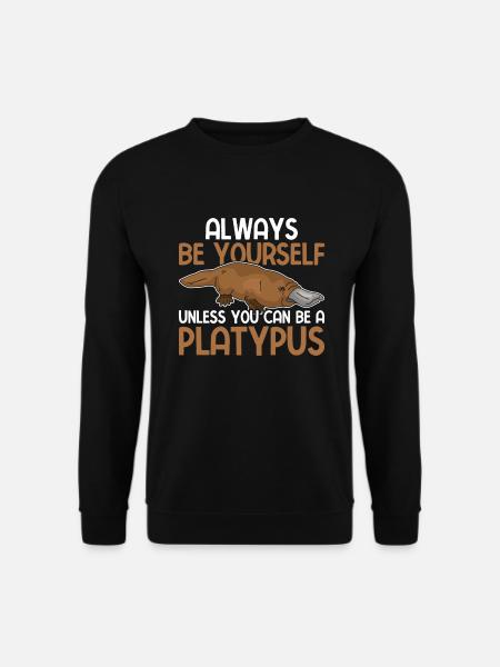 Platypus - Unisex Sweatshirt - black