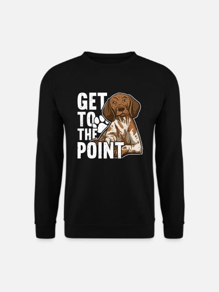 German Shorthaired Pointer Dog - Unisex Sweatshirt - black