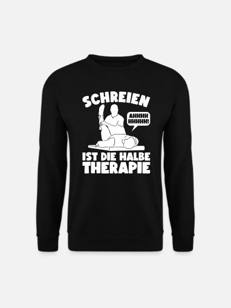 Physiotherapie Physiotherapeuten Physiotherapeut - Unisex Pullover - Schwarz