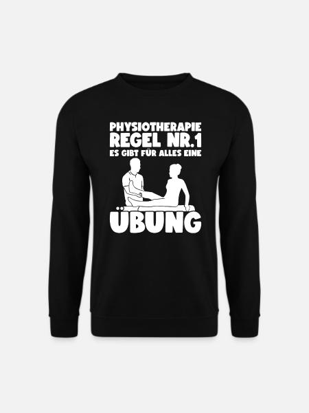 Physiotherapie Physiotherapeuten Physiotherapeut - Unisex Pullover - Schwarz
