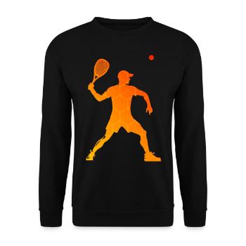 Men's Racquetball Games Pickleball Racquetball - Unisex Sweatshirt - black - Front - Alina (178cm) & Michal (187cm)