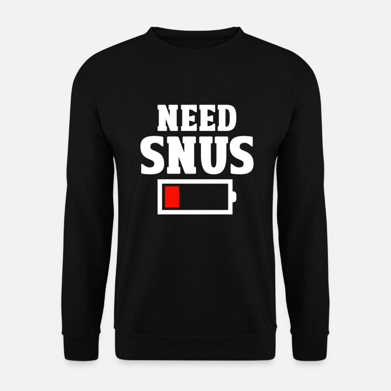Snus - Unisex Pullover - Schwarz