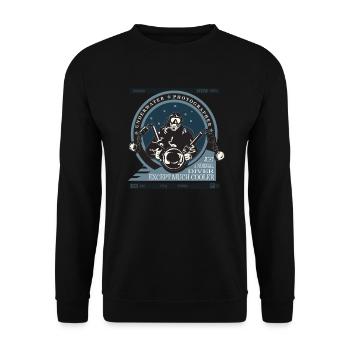 Underwater Photographer Diving - Unisex Sweatshirt - black - Front - Alina (178cm) & Michal (187cm)