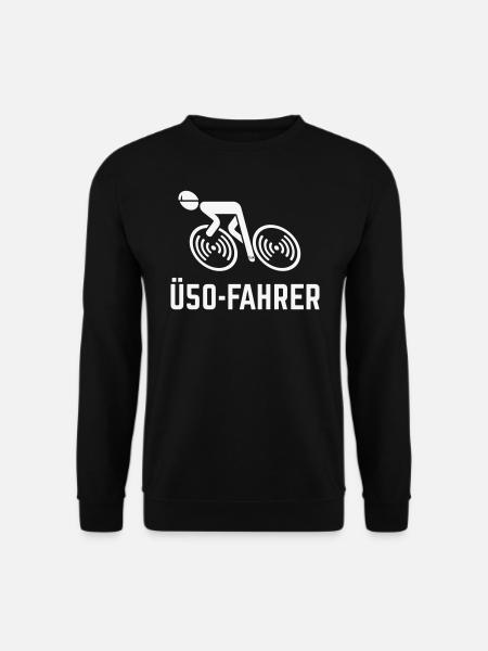 Ü50-Fahrer (Rennradfahrer / Rennrad / Fahrrad / W) - Unisex Pullover - Schwarz