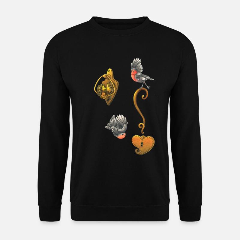 Herz-Schlosser - Unisex Pullover - Schwarz