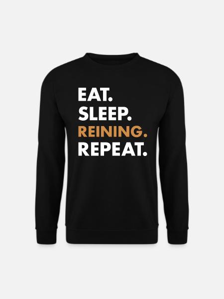 Pure Eat Sleep Reining - Unisex Sweatshirt - black