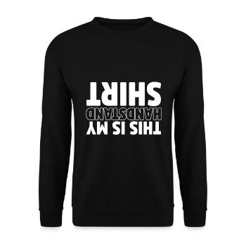 Gymnastics Acrobatics Cheerleading Gymnast Floor Gymnastics - Unisex Sweatshirt - black - Front - Alina (178cm) & Michal (187cm)