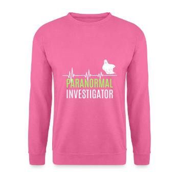 Geisterjagd Paranormal Investigator - Unisex Pullover - Pink - Vorne