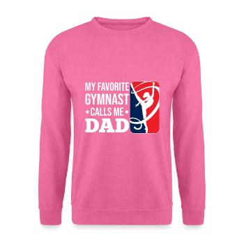Mein Lieblingsturner Nennt Mich Papa - Unisex Pullover - Pink - Vorne