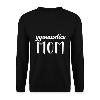 Gymnastique Acrobaties Cheerleading Gymnaste Gymnastique au sol - Sweat-shirt Unisexe - noir - Devant - Alina (178cm) & Michal (187cm)