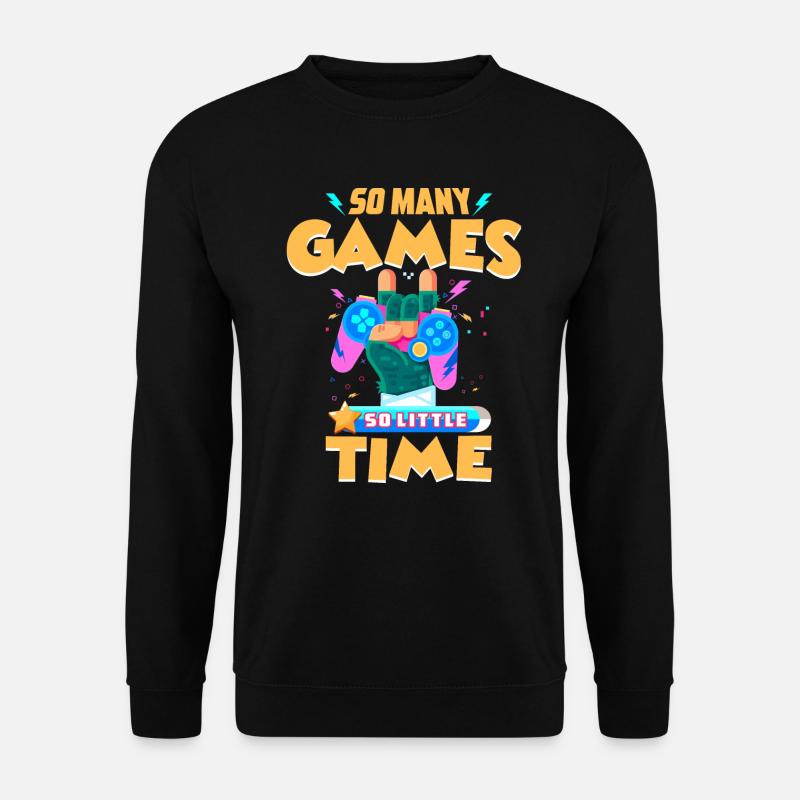 Gaming - Unisex Pullover - Schwarz