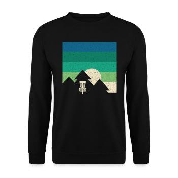 Disc Golf Players Disc Golf Disc Golf Players - Sweat-shirt Unisexe - noir - Devant - Alina (178cm) & Michal (187cm)