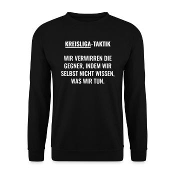 Wir verwirren die Gegner - Unisex Pullover - Schwarz - Vorne - Alina (178cm) & Michal (187cm)