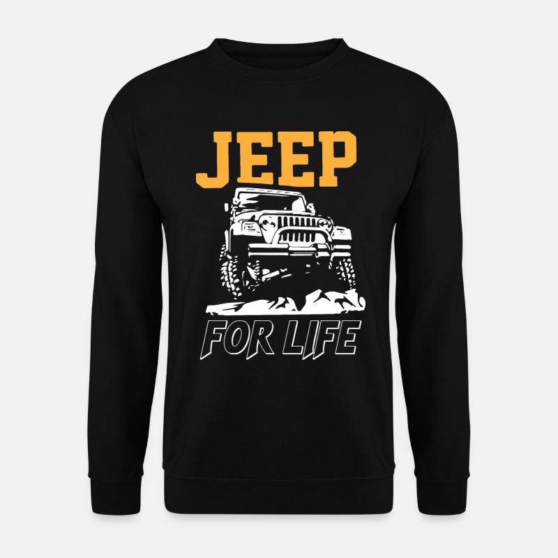 Plans With Jeeps - Unisex Sweatshirt - black