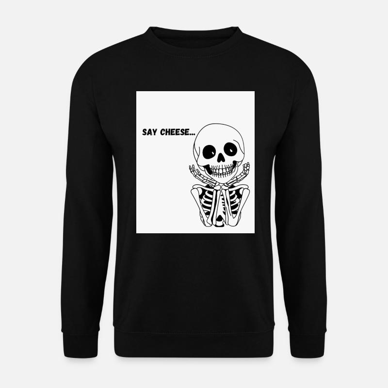 Skeleton smile  - Unisex Sweatshirt - black