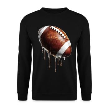 Football - Unisex Pullover - Schwarz - Vorne - Alina (178cm) & Michal (187cm)