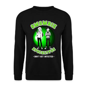 Smombie Apocalypse - Sweat-shirt Unisexe - noir - Devant - Alina (178cm) & Michal (187cm)