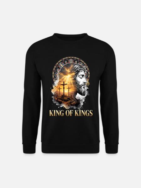 King Of Kings Cross Faith - Unisex Pullover - Schwarz